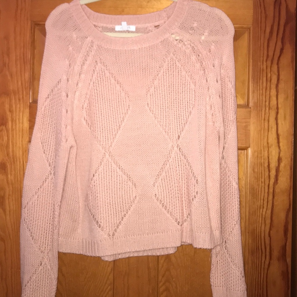 Pink sweater